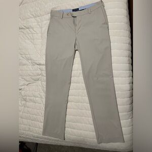 Peter Millar Crown Crafted Performance Golf Pants size 30x30 khaki/stone color